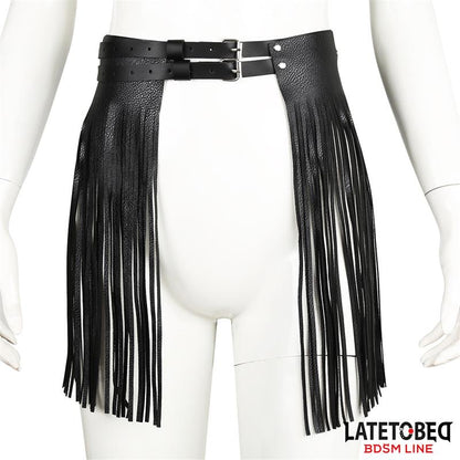 LATETOBED BDSM LINE - FALDA DE FLECOS AJUSTABLE