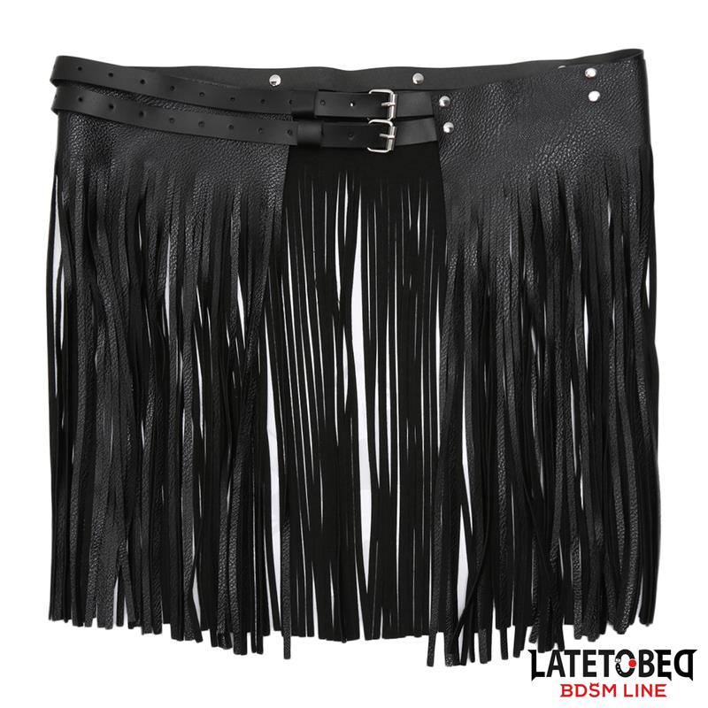 LATETOBED BDSM LINE - FALDA DE FLECOS AJUSTABLE