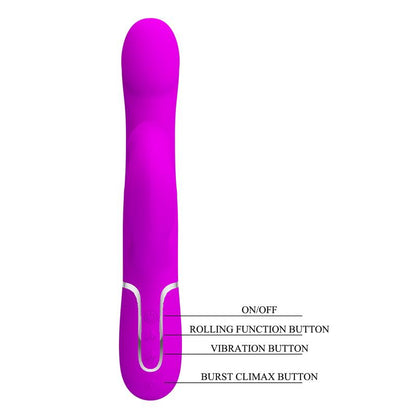 PRETTYLOVE - FALIN ROLLING VIBRADOR CON BOLAS ROTATORIAS USB