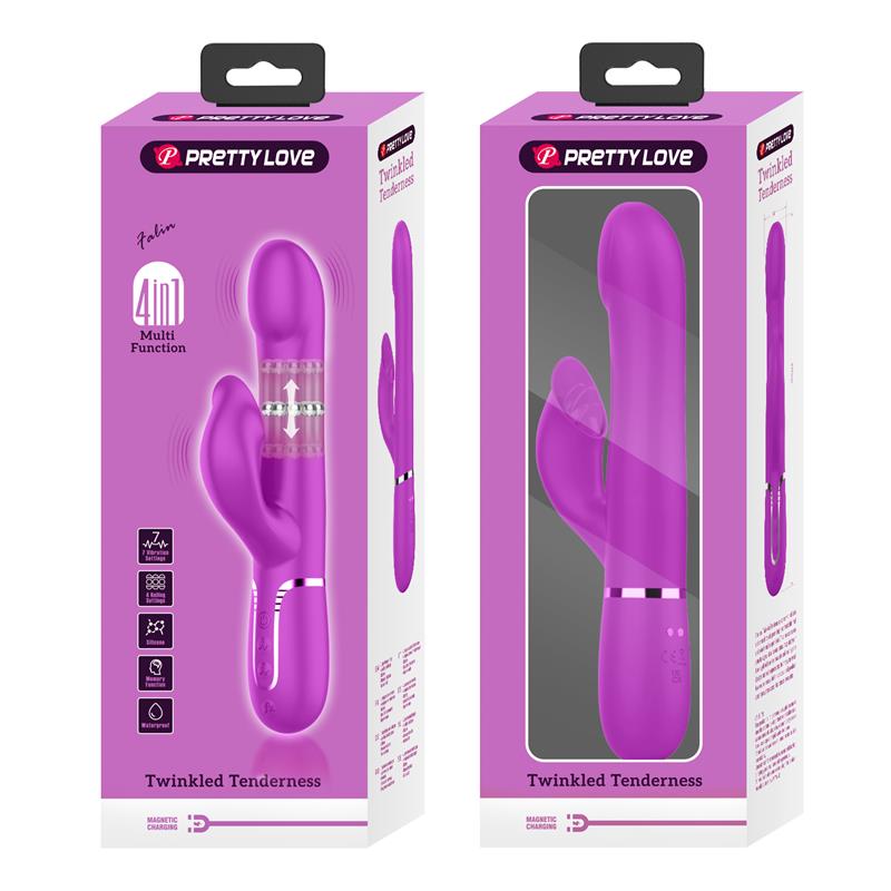 PRETTYLOVE - FALIN ROLLING VIBRADOR CON BOLAS ROTATORIAS USB