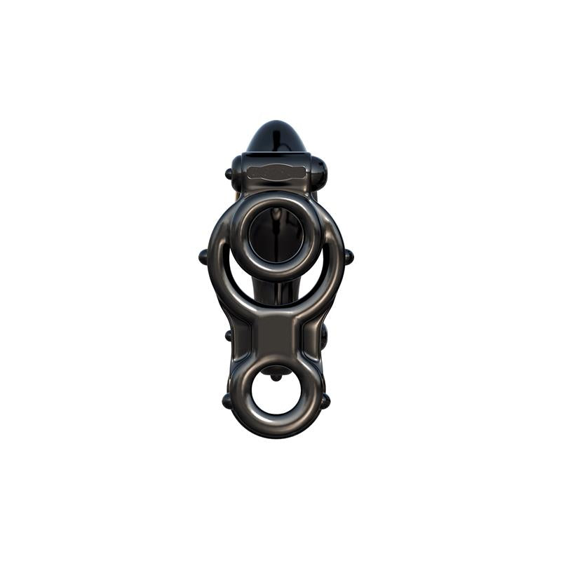 FANTASY C-RINGZ - FANTASY C-RINGZ ANILLO CON PLUG ANAL IRONMAN NEGRO