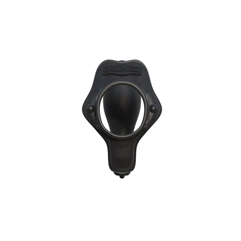 FANTASY C-RINGZ - FANTASY C-RINGZ ANILLO CON PLUG ANAL PESADO COLOR NEGRO