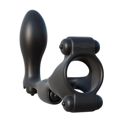 FANTASY C-RINGZ - FANTASY C-RINGZ ANILLO CON PLUG ANAL ULTIMATE NEGRO