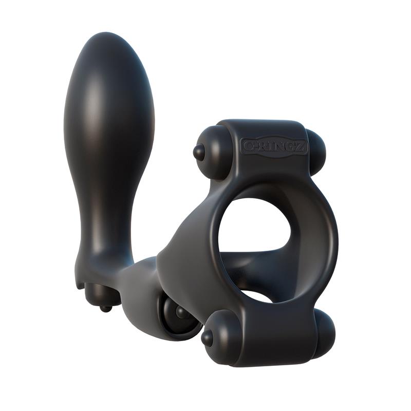 FANTASY C-RINGZ - FANTASY C-RINGZ ANILLO CON PLUG ANAL ULTIMATE NEGRO