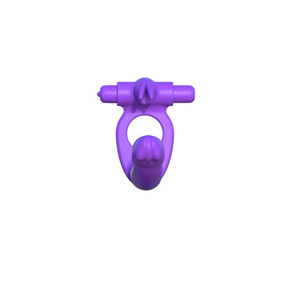 FANTASY C-RINGZ - FANTASY C-RINGZ ANILLO DE SILICONA DE DOBLE PENETRACIÓN RABBIT PÚRPURA