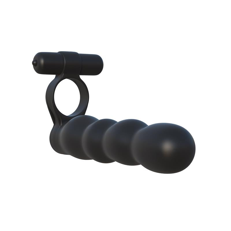 FANTASY C-RINGZ - FANTASY C-RINGZ ANILLO DOBLE PENETRADOR FLEXIBLE NEGRO