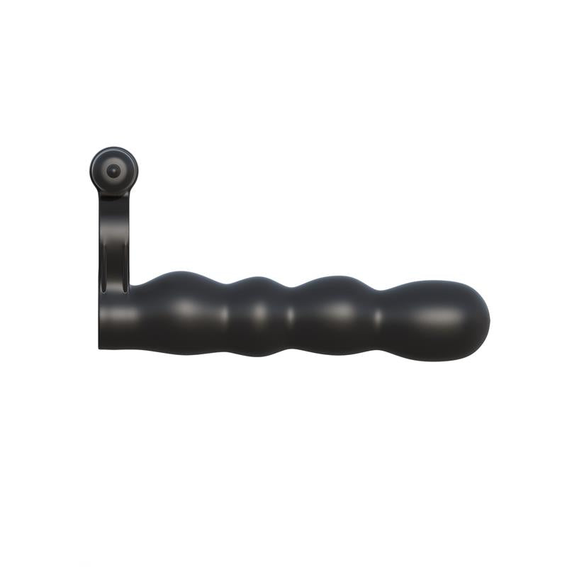 FANTASY C-RINGZ - FANTASY C-RINGZ ANILLO DOBLE PENETRADOR FLEXIBLE NEGRO