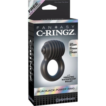 FANTASY C-RINGZ - FANTASY C-RINGZ ANILLO POTENTE BLACKJACK COLOR NEGRO