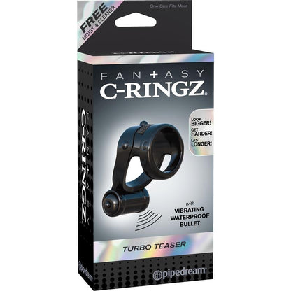 FANTASY C-RINGZ - FANTASY C-RINGZ ANILLO TURBO TEAZER NEGRO