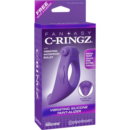 FANTASY C-RINGZ - FANTASY C-RINGZ ANILLO VIBRADOR DE SILICONA TAINT-ALIZER PÚRPURA