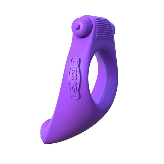 FANTASY C-RINGZ - FANTASY C-RINGZ ANILLO VIBRADOR DE SILICONA TAINT-ALIZER PÚRPURA