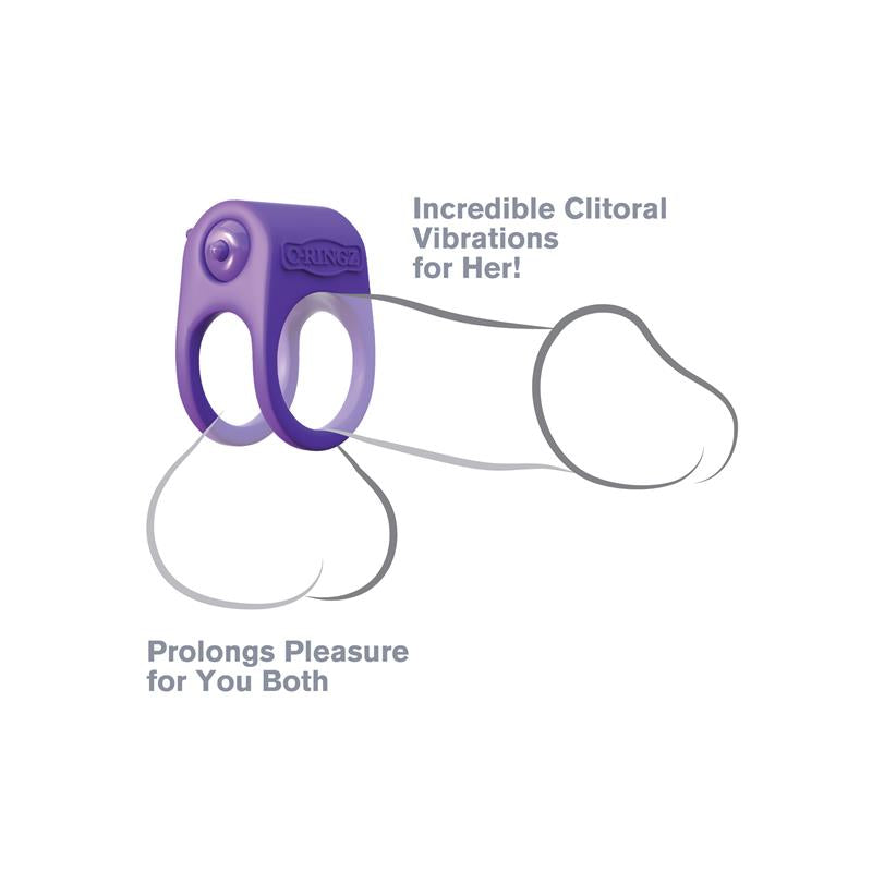 FANTASY C-RINGZ - FANTASY C-RINGZ ANILLO VIBRADOR DUO PÚRPURA