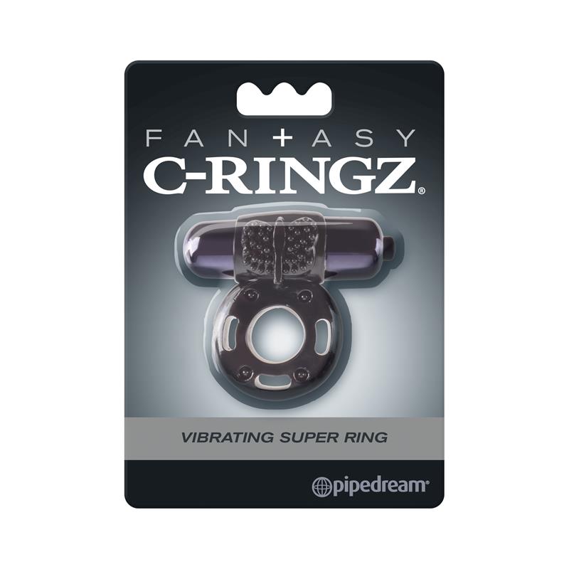 FANTASY C-RINGZ - FANTASY C-RINGZ ANILLO VIBRADOR EN NEGRO