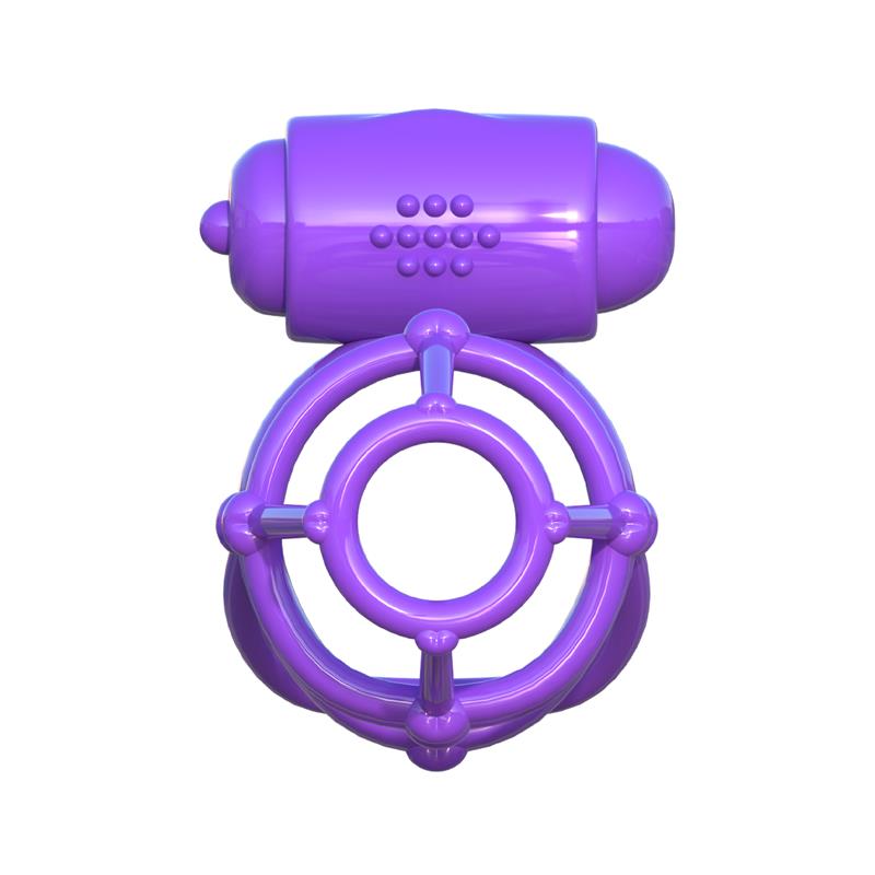 FANTASY C-RINGZ - FANTASY C-RINGZ ANILLO VIBRADOR JAULA DEL CLÍMAX PÚRPURA