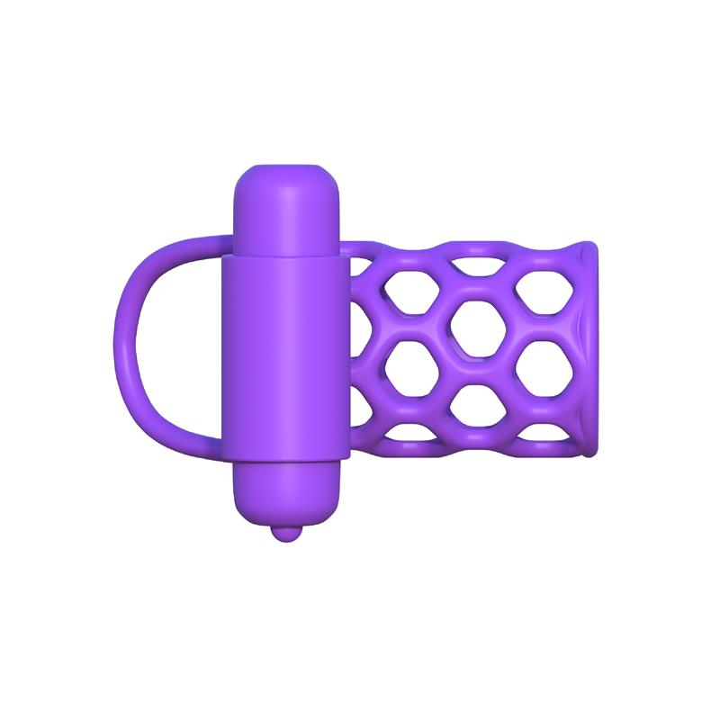 FANTASY C-RINGZ - FANTASY C-RINGZ ANILLO VIBRADOR JAULA PARA PAREJAS PÚRPURA