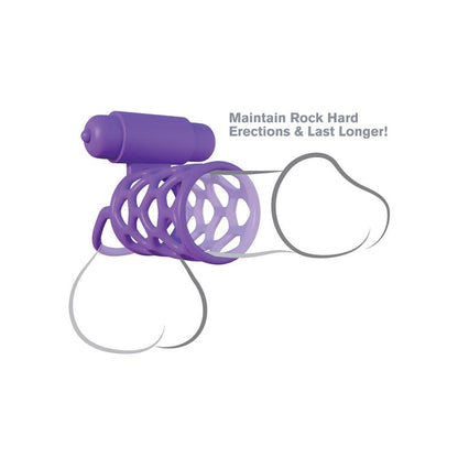 FANTASY C-RINGZ - FANTASY C-RINGZ ANILLO VIBRADOR JAULA PARA PAREJAS PÚRPURA