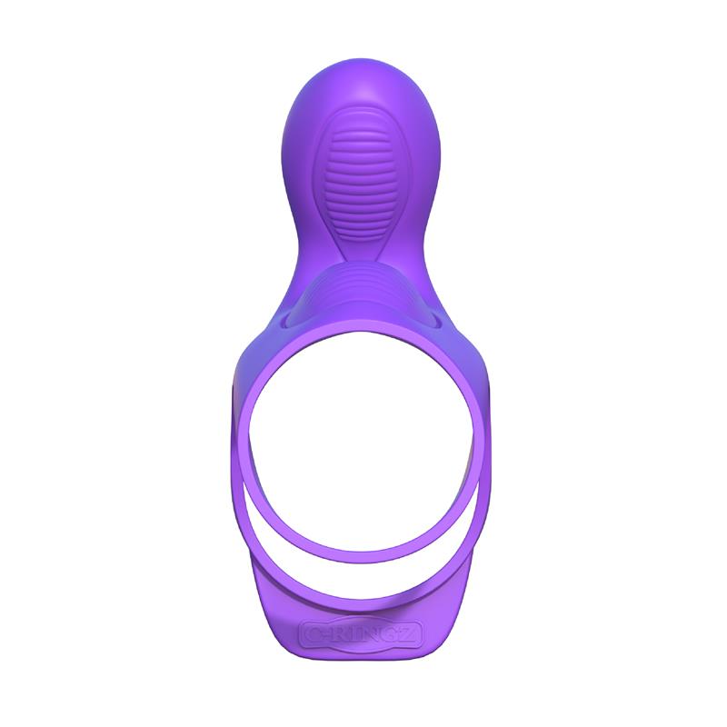 FANTASY C-RINGZ - FANTASY C-RINGZ ANILLO VIBRADOR PARA PAREJAS ULTIMATE CAGE PÚRPURA