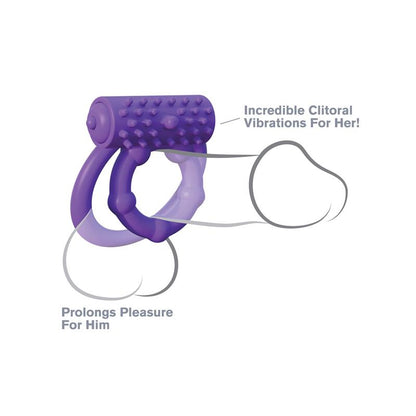 FANTASY C-RINGZ - FANTASY C-RINGZ ANILLO VIBRADOR PROLONGADOR DEL RENDIMIENTO PÚRPURA
