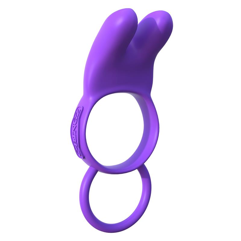 FANTASY C-RINGZ - FANTASY C-RINGZ ANILLO VIBRADOR RABBIT DOBLE PÚRPURA