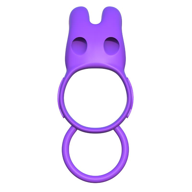 FANTASY C-RINGZ - FANTASY C-RINGZ ANILLO VIBRADOR RABBIT DOBLE PÚRPURA
