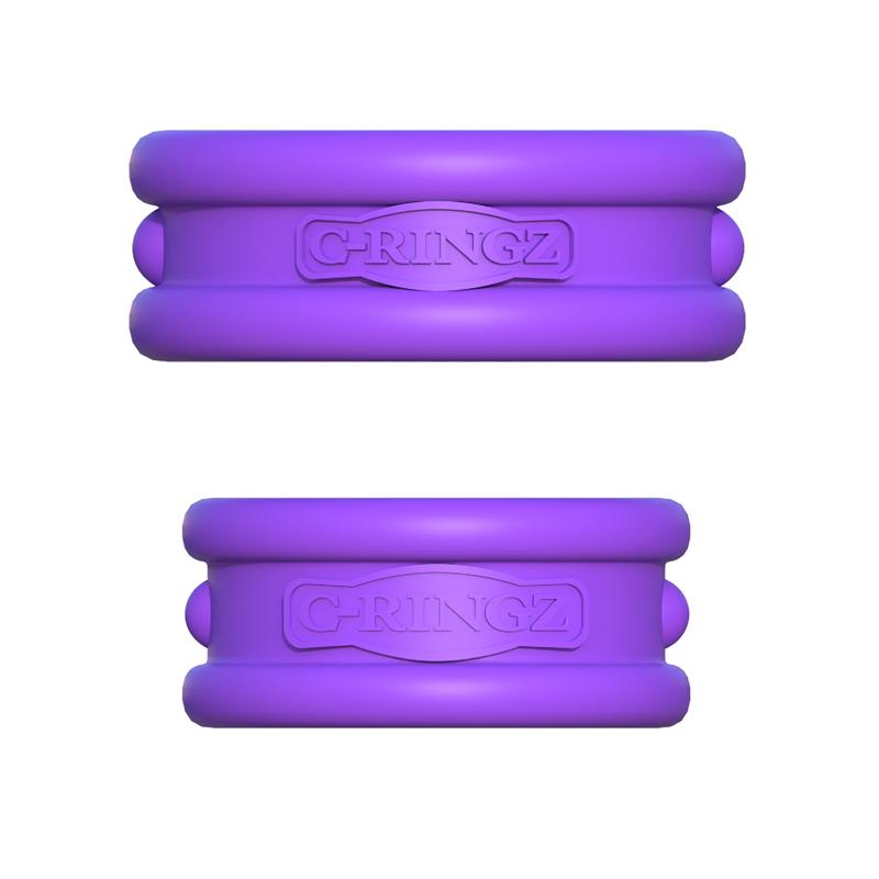 FANTASY C-RINGZ - FANTASY C-RINGZ ANILLOS MAX-WIDTH DE SILICONA PÚRPURA