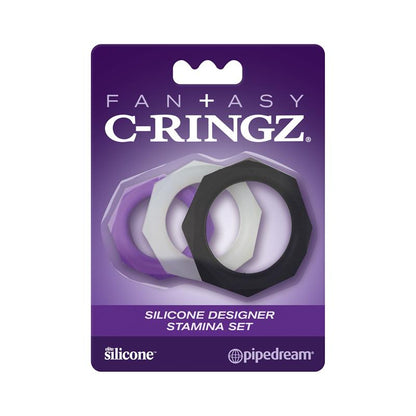 FANTASY C-RINGZ - FANTASY C-RINGZ KIT DE 3 ANILLOS DE SILICONA PÚRPURA