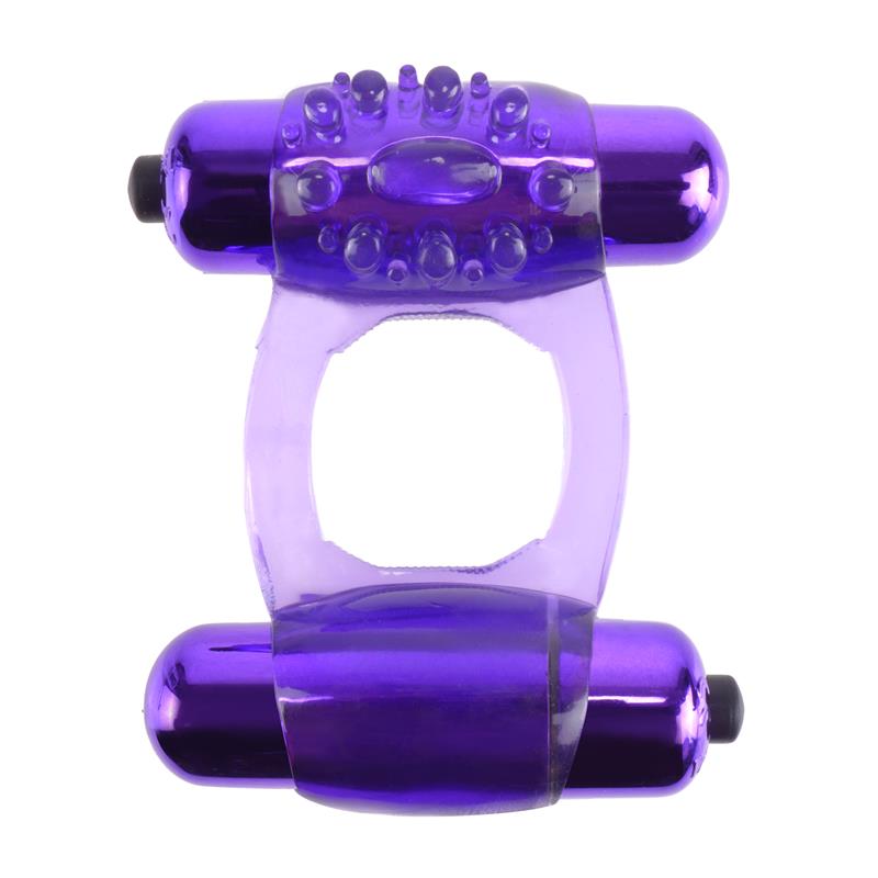 FANTASY C-RINGZ - FANTASY C-RINGZ SUPER ANILLO DOBLE VIBRACIÓN PÚRPURA