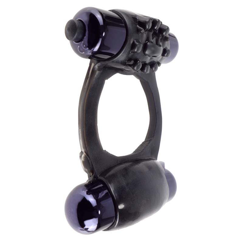 FANTASY C-RINGZ - FANTASY C-RINGZ  SUPER ANILLO DUO VIBRADOR NEGRO