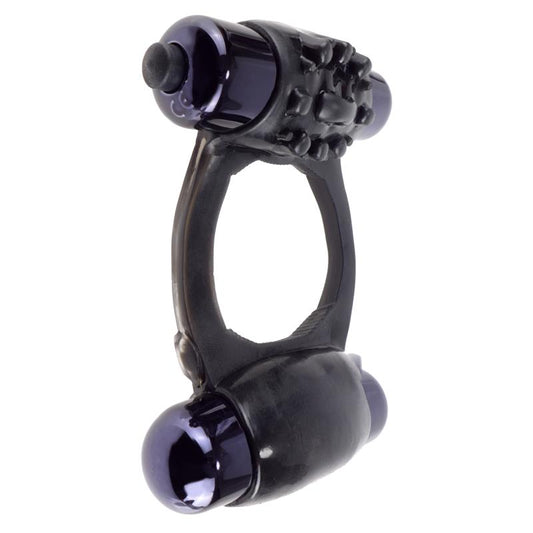 FANTASY C-RINGZ - FANTASY C-RINGZ  SUPER ANILLO DUO VIBRADOR NEGRO