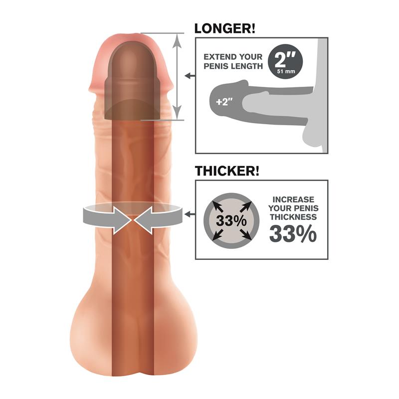 FANTASY X-TENSIONS - FANTASY X-TENSIONS  ASS-FUCKER EXTENSION-FLESH