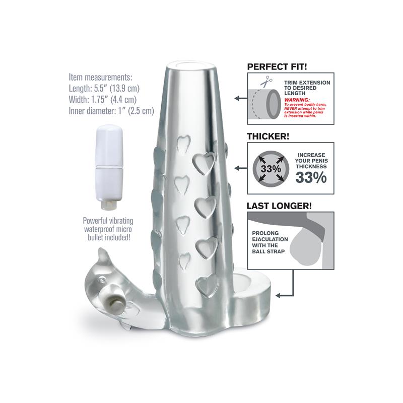 FANTASY X-TENSIONS - FANTASY X-TENSIONS  DELUXE VIBRATING PENIS ENHANCE