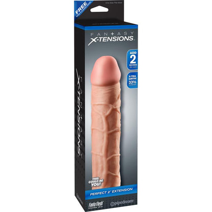 FANTASY X-TENSIONS - FANTASY X-TENSIONS  PERFECT 5,1 CM EXTENSIÓN DE PENE - COLOR NATURAL