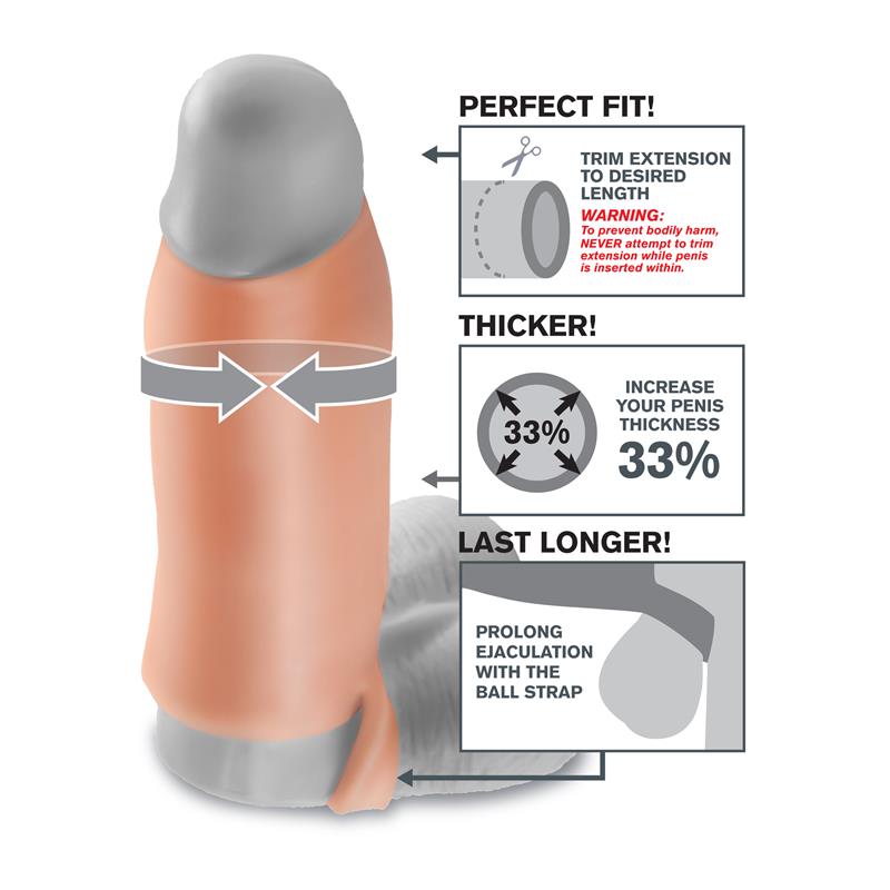 FANTASY X-TENSIONS - FANTASY X-TENSIONS  REAL FEEL POTENCIADOR XL - COLOR NATURAL