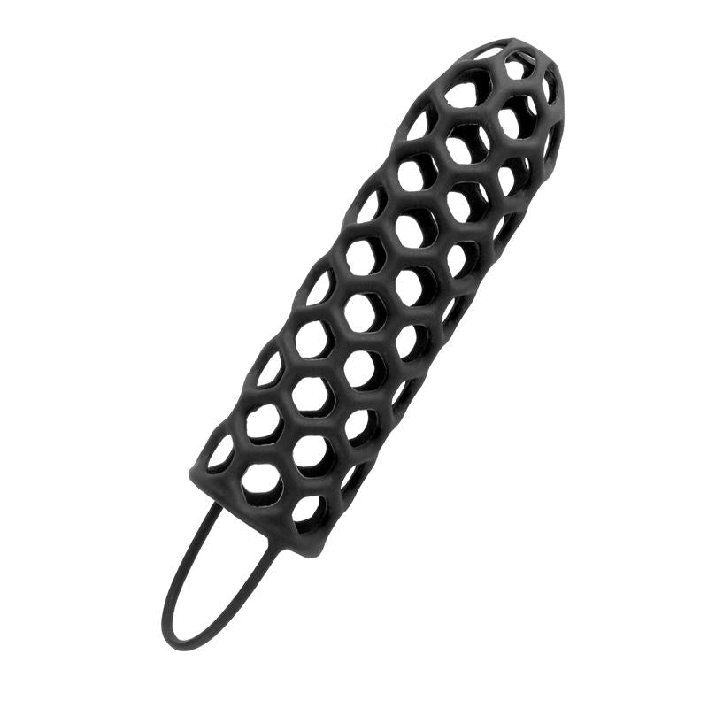 FANTASY X-TENSIONS - FANTASY X-TENSIONS  SILICONE WARRIOR COCK CAGE-BLA