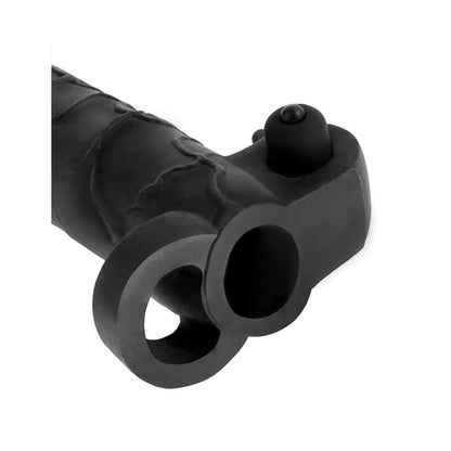 FANTASY X-TENSIONS - FANTASY X-TENSIONS VIBRADOR REAL FEEL DE 5,1 CM CON EXTENSIÓN - COLOR NEGRO