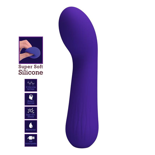 PRETTYLOVE - FAUN VIBRADOR PÚRPURA