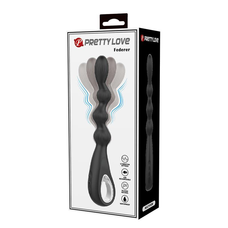 PRETTYLOVE - FEDERER ESTIMULADOR ANAL CON VIBRACIÓN