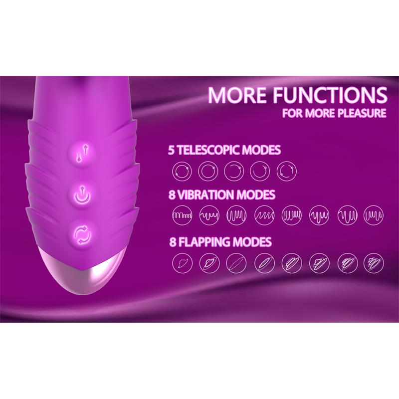 ENGILY ROSS - FENYX VIBRADOR CON THRUSTING Y PULSACIÓN