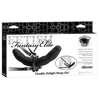 FETISH FANTASY ELITE - FETISH FANTASY ELITE ARNÉS DE DOBLE DELEITE NEGRO