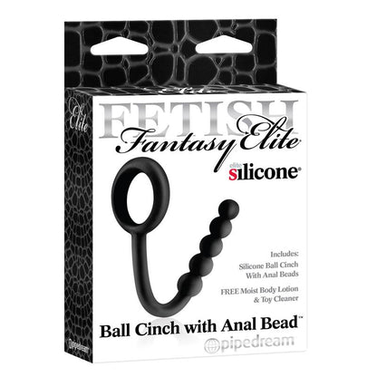 FETISH FANTASY ELITE - FETISH FANTASY ELITE PERLAS ANALES CON ANILLO TESTICULAR NEGRO
