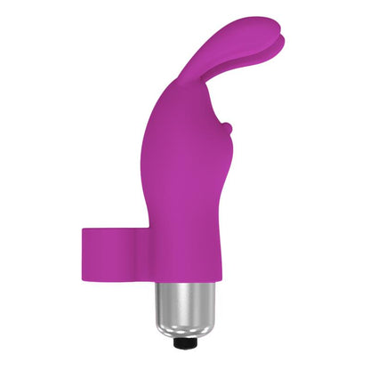 LATETOBED - FINGYHOP BALA VIBRADORA CON CONEJITO SILICONA PÚRPURA