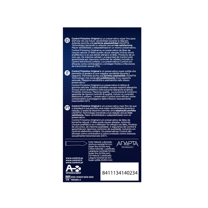 CONTROL - FINISSIMO ORIGINAL 6 UDS