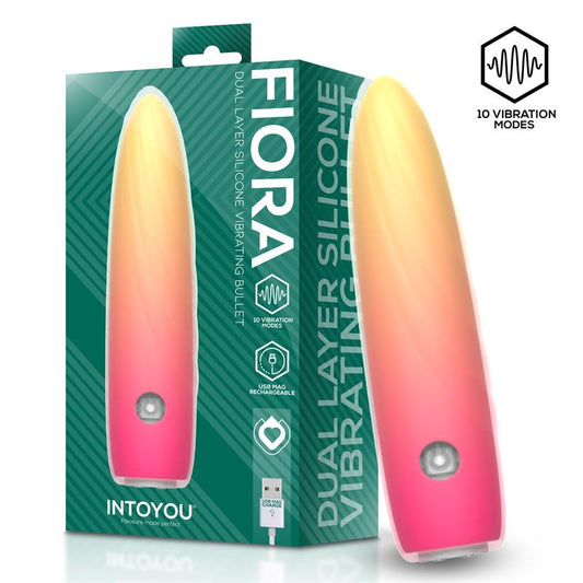 INTOYOU - FIORA BALA VIBRADORA SILICONA DOBLE CAPA USB