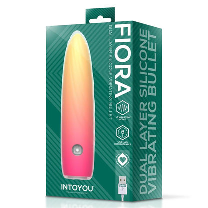 INTOYOU - FIORA BALA VIBRADORA SILICONA DOBLE CAPA USB