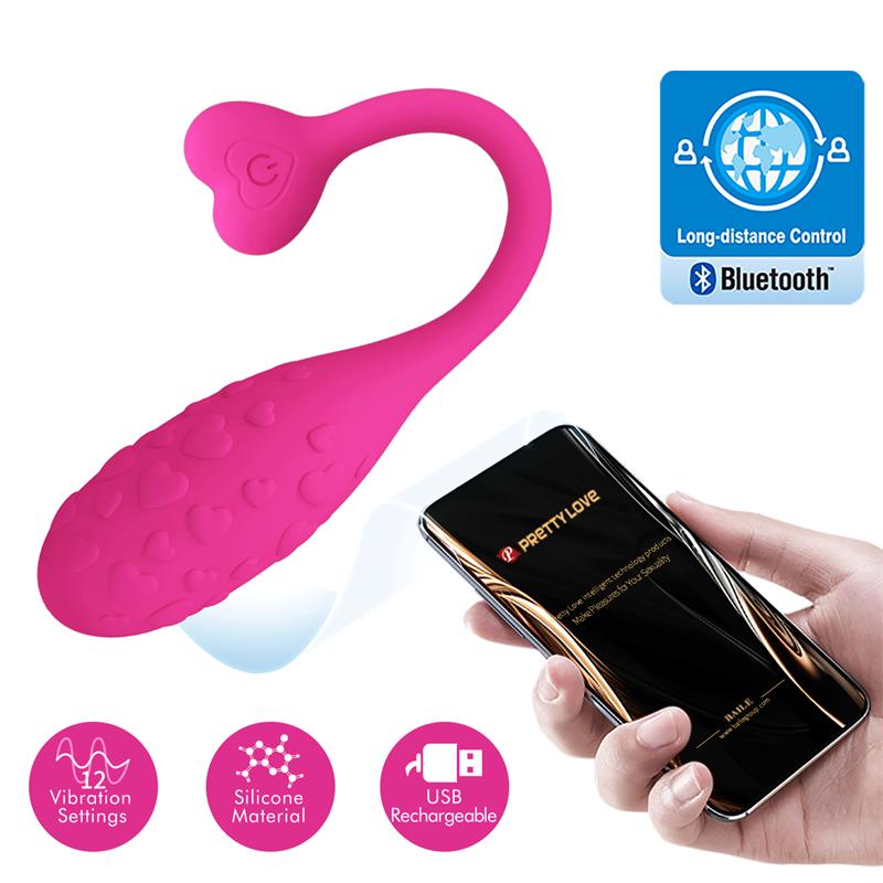 PRETTYLOVE - FISHERMAN HUEVO VIBRADOR CON APP