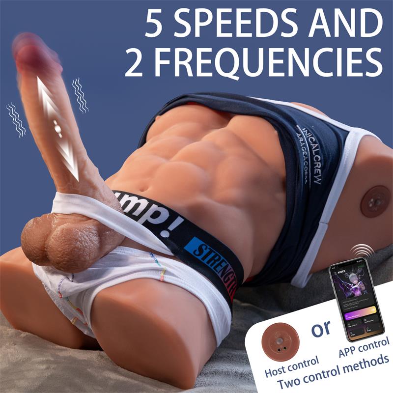 XISE - FITTER TORSO CON DILDO DESMONTABLE, THRUSTING Y APP 11.6 KG