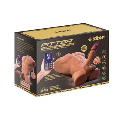 XISE - FITTER TORSO CON DILDO DESMONTABLE, THRUSTING Y APP 11.6 KG