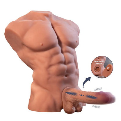 XISE - FITTER TORSO CON DILDO DESMONTABLE, THRUSTING Y APP 11.6 KG