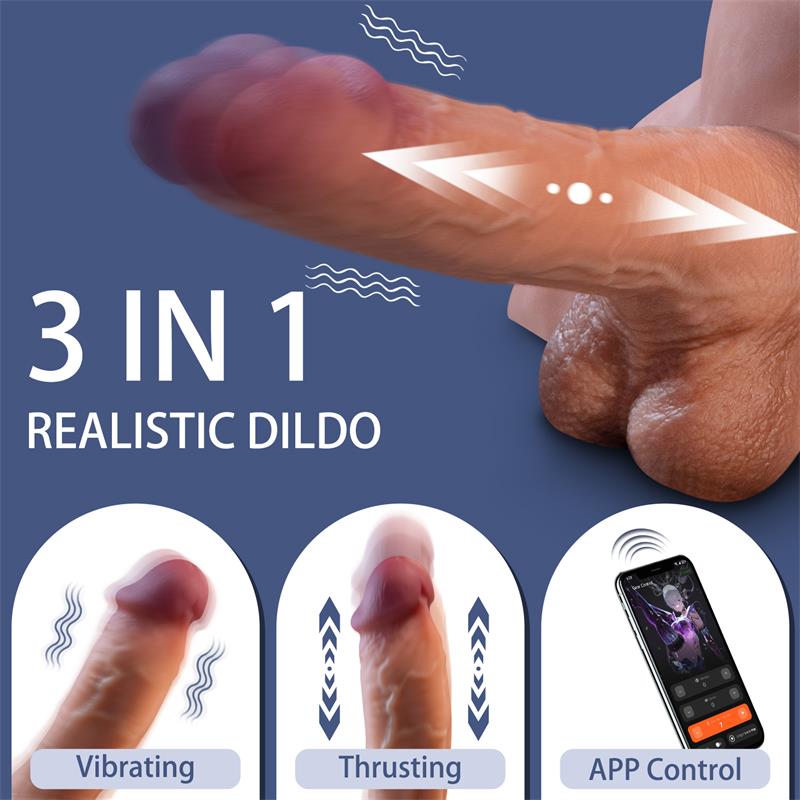 XISE - FITTER TORSO CON DILDO DESMONTABLE, THRUSTING Y APP 11.6 KG