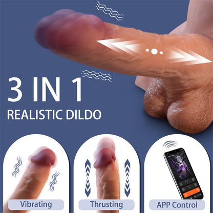 XISE - FITTER TORSO CON DILDO DESMONTABLE, THRUSTING Y APP 11.6 KG